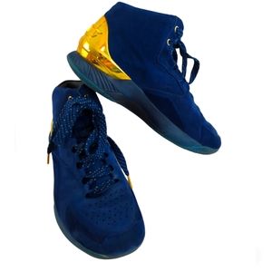 Under Armour Curry 1 Lux mid suede sneakers shoes